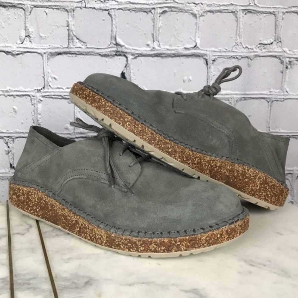 Birkenstock Gary Suede Leather Casual Oxford Lace-Up Clog Shoes Adult Unisex NWT